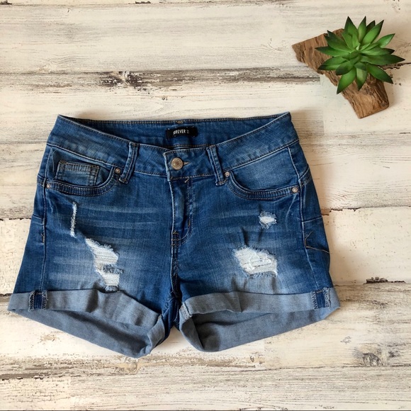 Forever 21 Jean Shorts - Picture 1 of 3
